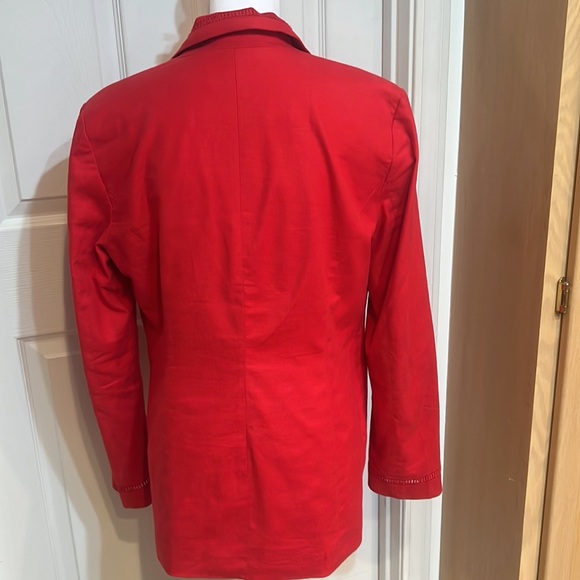 Red jacket with trim. Very good condition. - Picture 6 of 7